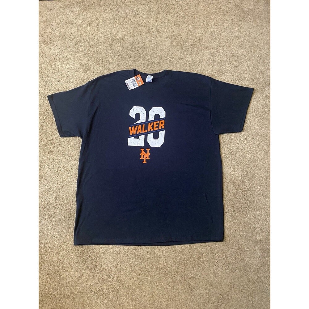 New York Mets Neil Walker #20 T-Shirt McDonald’s Logo on Back Size XL